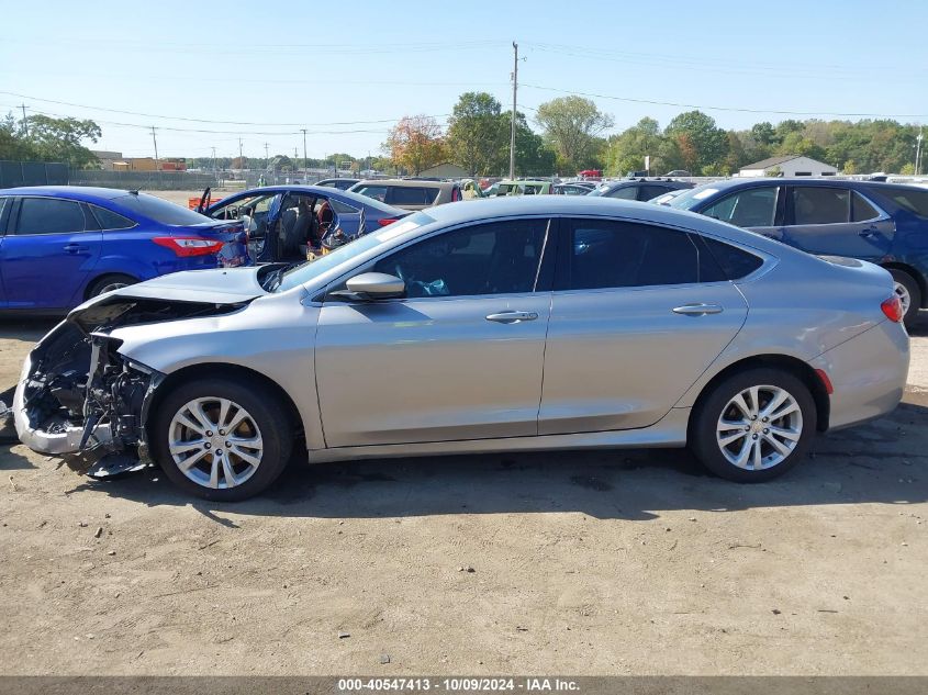 2016 Chrysler 200 Limited VIN: 1C3CCCAB3GN126523 Lot: 40547413