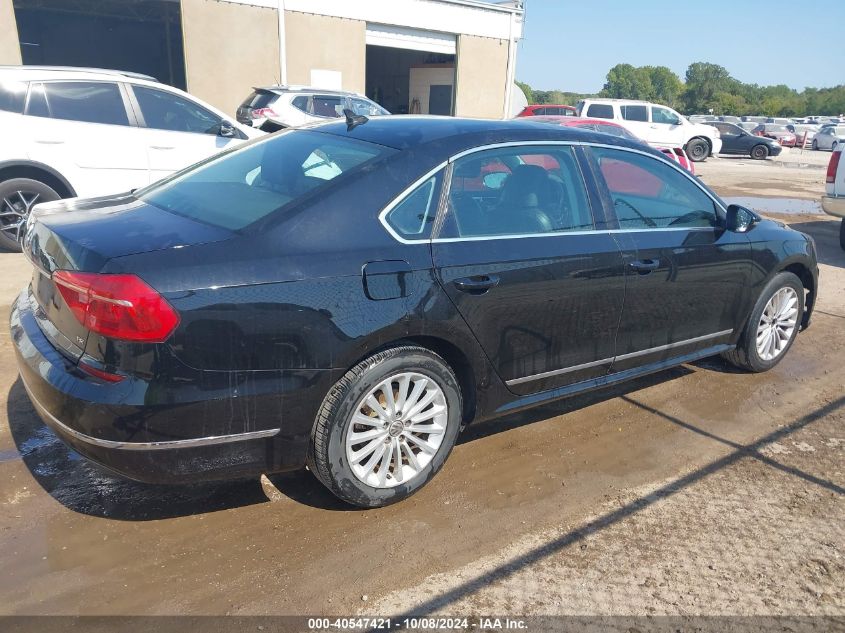 2016 Volkswagen Passat Se VIN: 1VWBT7A39GC033702 Lot: 40547421