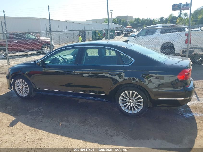 1VWBT7A39GC033702 2016 Volkswagen Passat Se