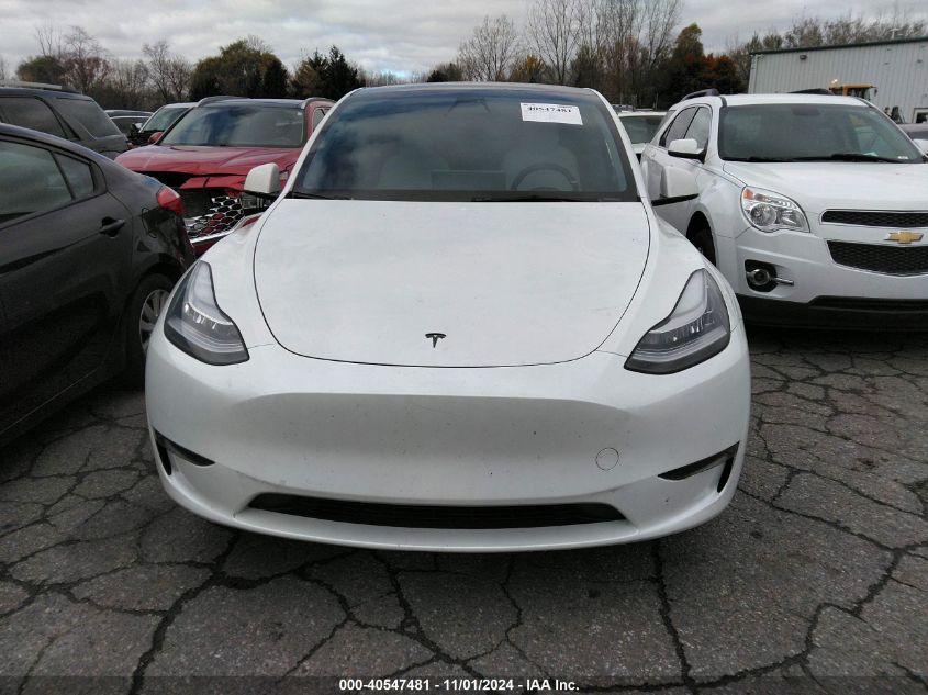 2021 TESLA MODEL Y LONG RANGE DUAL MOTOR ALL-WHEEL DRIVE - 5YJYGDEEXMF257944