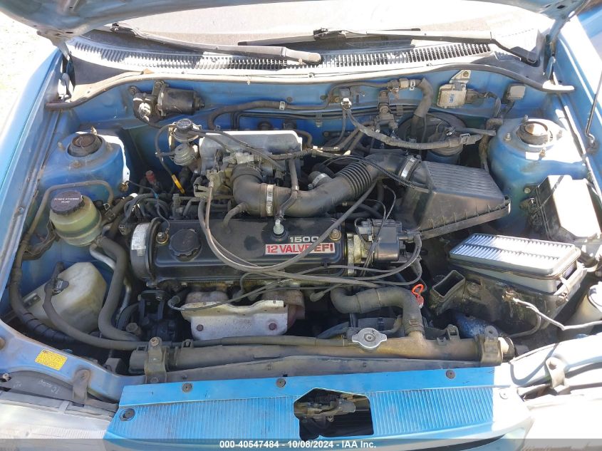 1993 Toyota Tercel Dx VIN: JT2EL43S1P0325017 Lot: 40547484