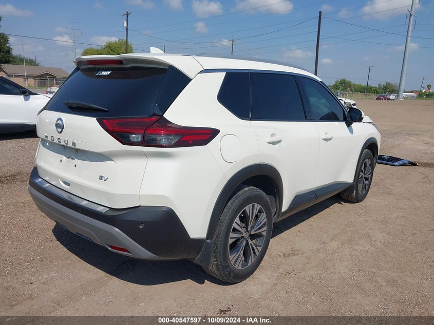VIN JN8AT3BA3MW021337 2021 NISSAN ROGUE SV FWD