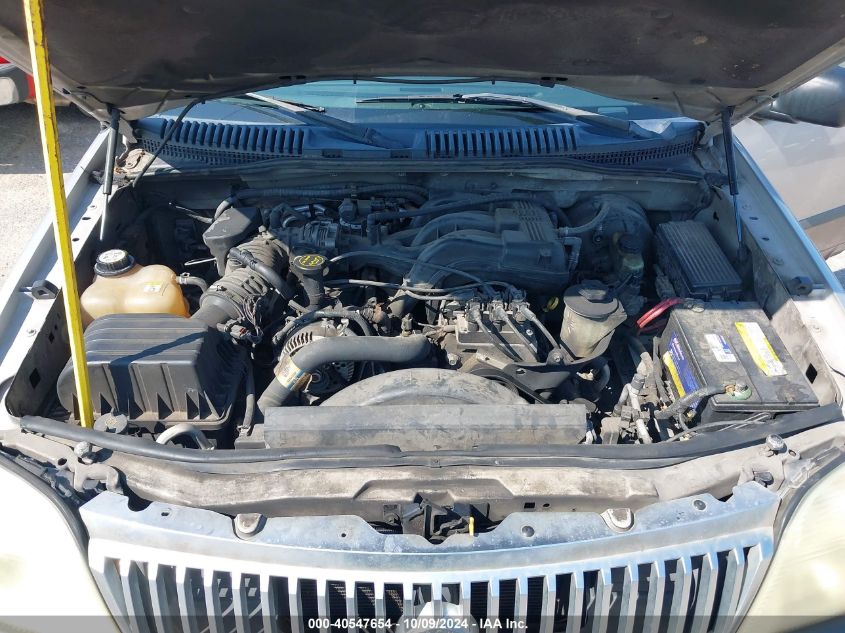 2004 Mercury Mountaineer VIN: 4M2ZU66K14UJ19496 Lot: 40547654