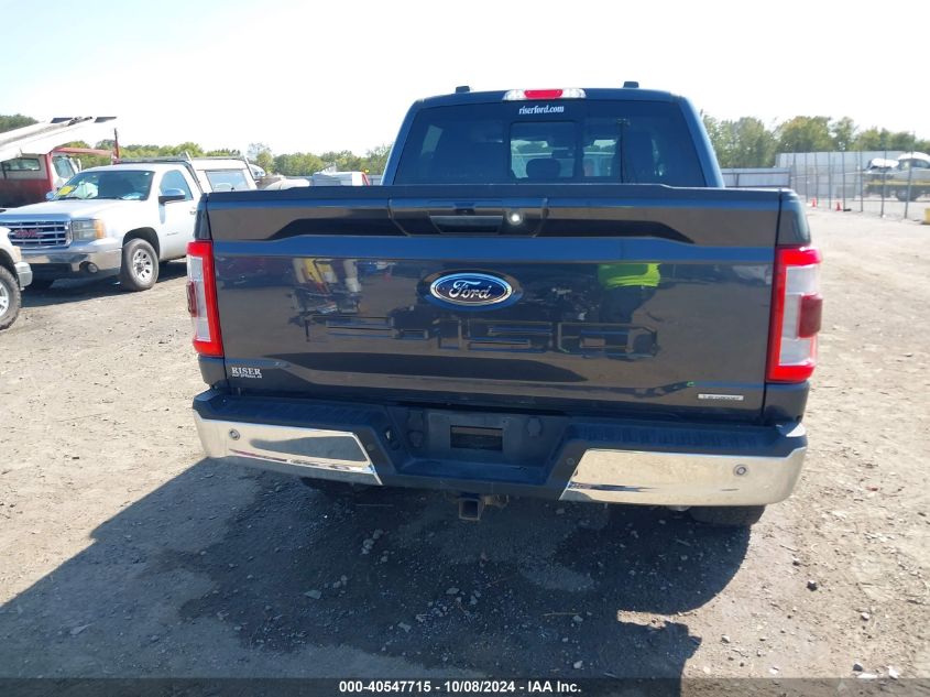 2021 Ford F-150 Lariat VIN: 1FTFW1E87MFA45663 Lot: 40547715