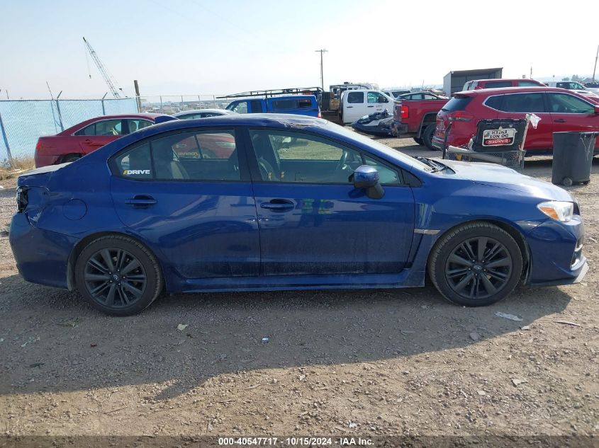 2015 Subaru Wrx VIN: JF1VA1A61F9827687 Lot: 40547717