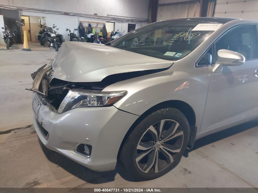 2014 Toyota Venza Limited V6 VIN: 4T3BK3BBXEU105361 Lot: 40547731