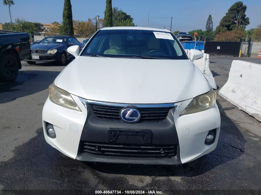 2012 Lexus Ct 200H Premium VIN: JTHKD5BH2C2093429 Lot: 40547734