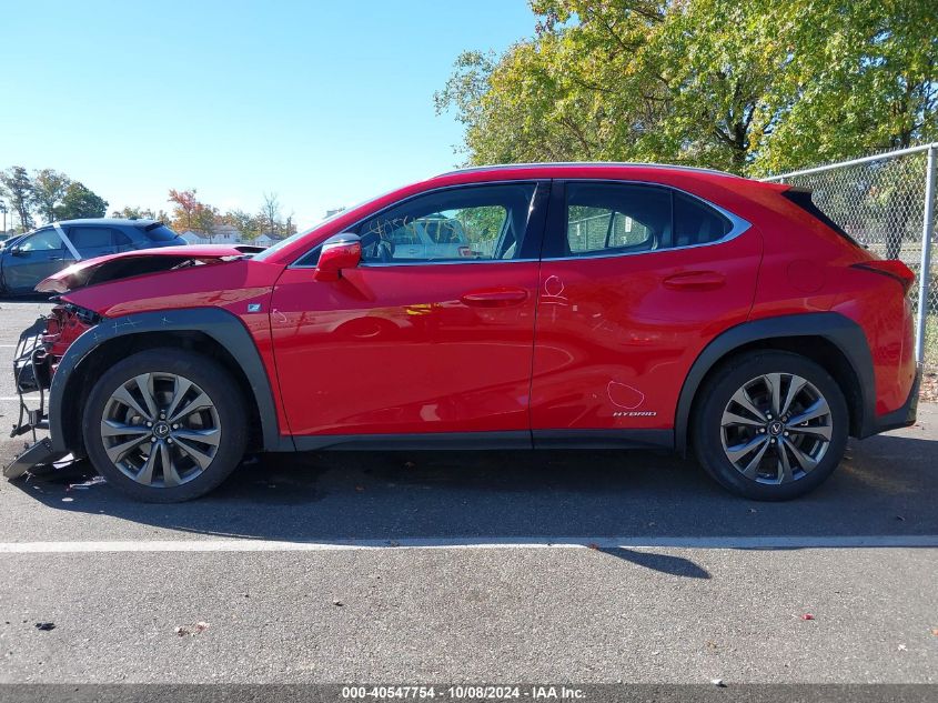 2021 Lexus Ux 250H 250H VIN: JTHR9JBHXM2038981 Lot: 40547754