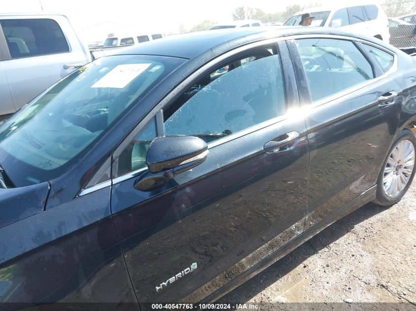 3FA6P0LU3ER289747 2014 Ford Fusion Hybrid Se