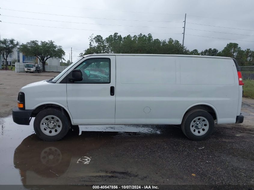 1GCSGAFX4C1140100 2012 Chevrolet Express 1500 Work Van