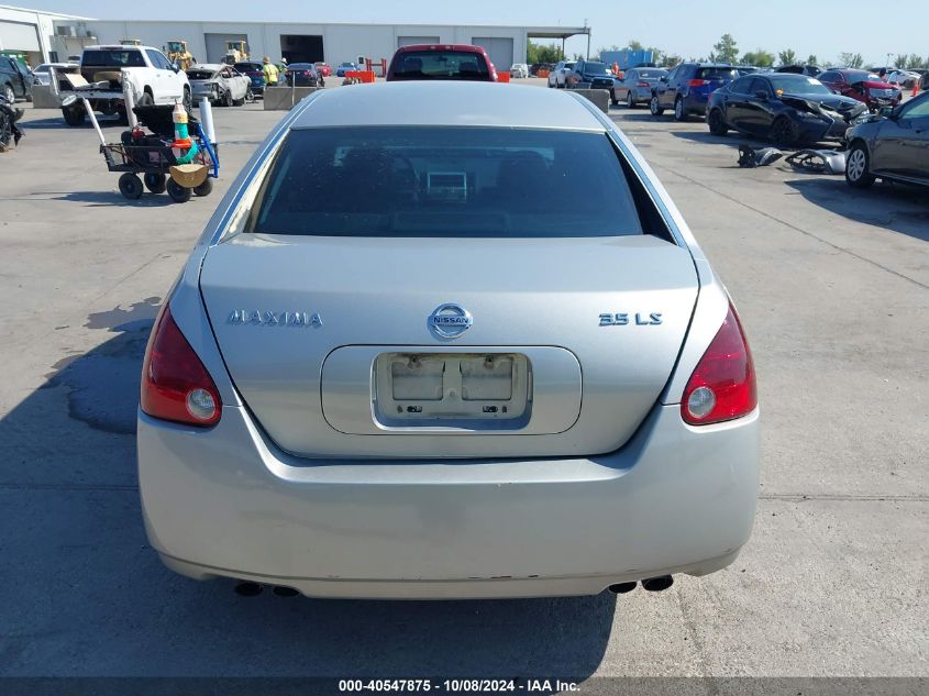 2006 Nissan Maxima Se/Sl VIN: 1N4BA41E46C818013 Lot: 40547875