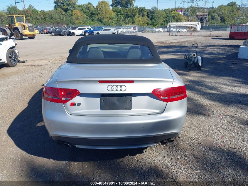 2010 Audi S5 Premium Plus VIN: WAUCGAFH3AN011801 Lot: 40547901