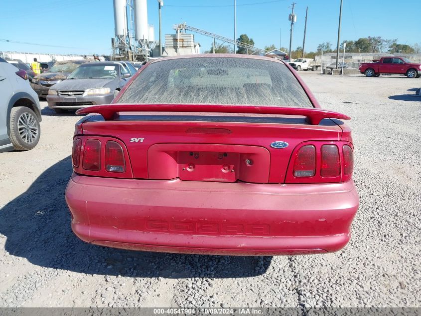 1998 Ford Mustang Cobra/Svt VIN: 1FAFP47VXWF191016 Lot: 40547904