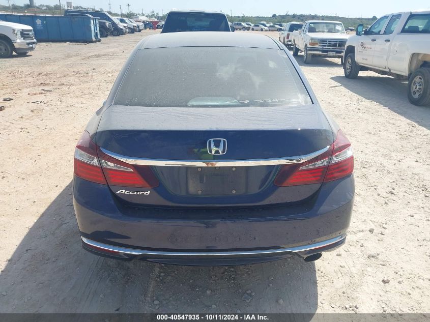 1HGCR2F37GA089121 2016 Honda Accord Lx