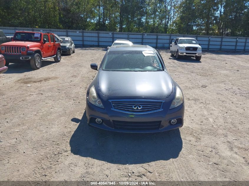 2013 Infiniti G37X VIN: JN1CV6AR7DM759258 Lot: 40547945