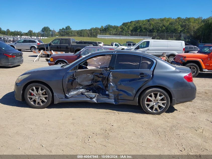 2013 Infiniti G37X VIN: JN1CV6AR7DM759258 Lot: 40547945