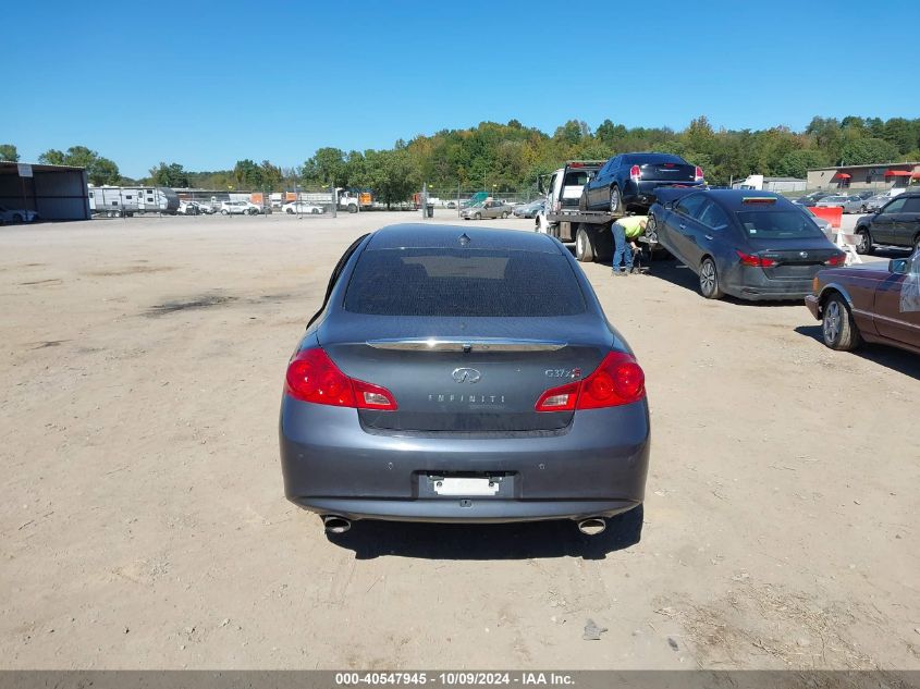 2013 Infiniti G37X VIN: JN1CV6AR7DM759258 Lot: 40547945