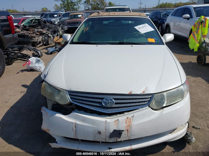 2002 Toyota Camry Solara Sle V6 VIN: 2T1FF28P92C601227 Lot: 40548016