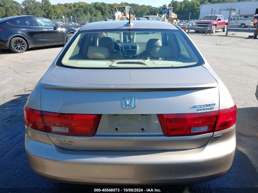 JHMCN36445C006950 2005 Honda Accord Hybrid Ima