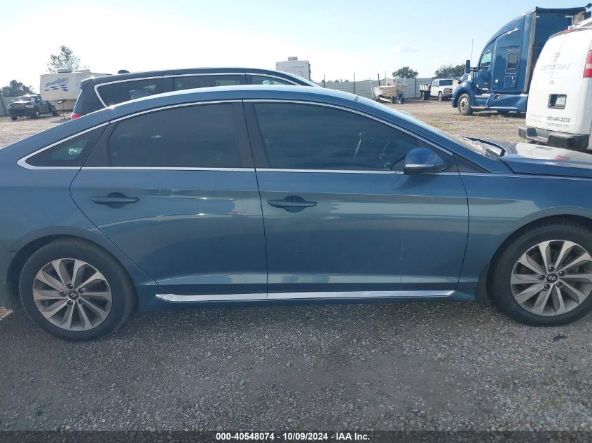 5NPE34AFXGH270602 2016 Hyundai Sonata Sport