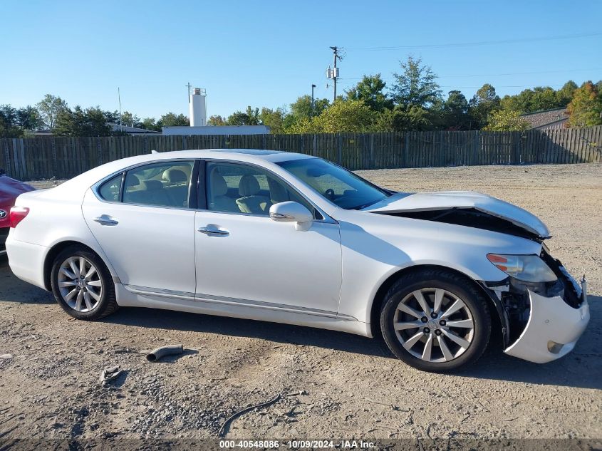 2010 Lexus Ls 460 460 VIN: JTHCL5EF3A5006313 Lot: 40548086