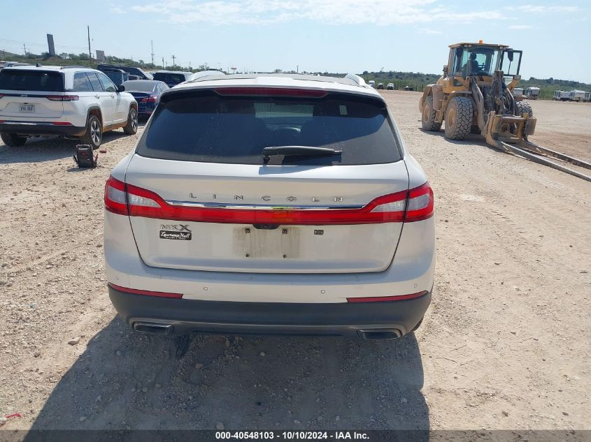 2016 Lincoln Mkx Reserve VIN: 2LMTJ6LR9GBL45513 Lot: 40548103