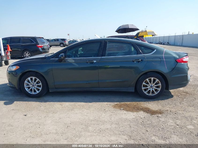 2015 Ford Fusion S VIN: 1FA6P0G7XF5106725 Lot: 40548134