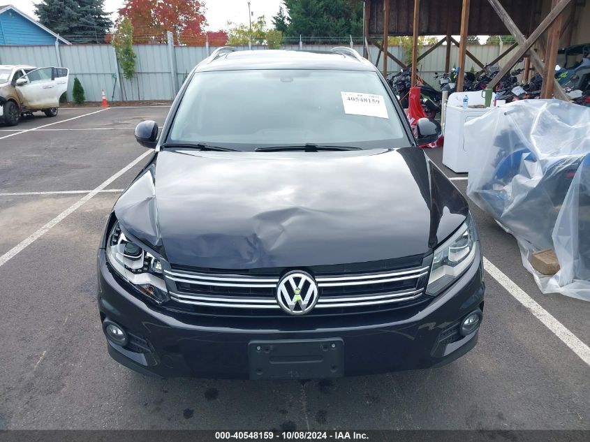 2016 Volkswagen Tiguan Se VIN: WVGAV7AX2GW613685 Lot: 40548159