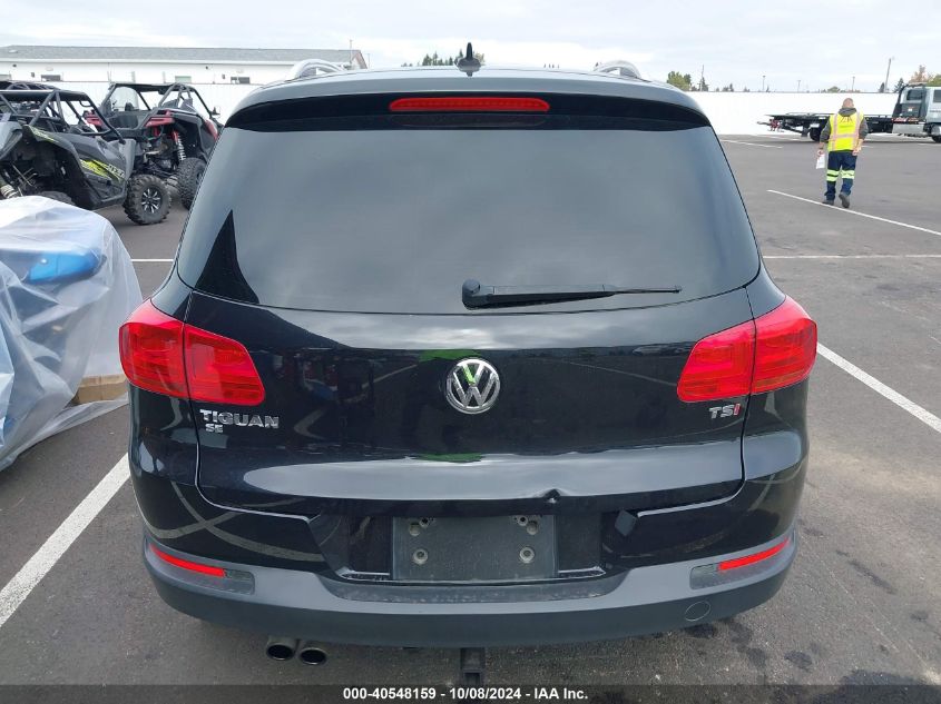 2016 Volkswagen Tiguan Se VIN: WVGAV7AX2GW613685 Lot: 40548159