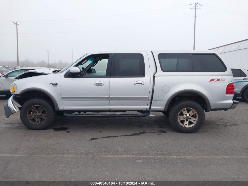 2002 Ford F-150 Lariat/Xlt VIN: 1FTRW08L32KD38245 Lot: 40548184