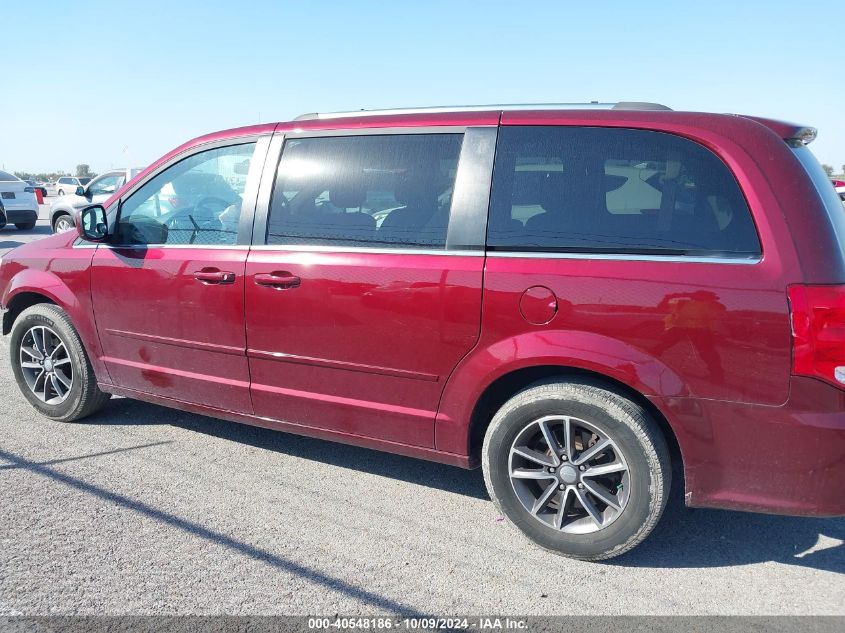 2017 Dodge Grand Caravan Sxt VIN: 2C4RDGCG7HR829842 Lot: 40548186