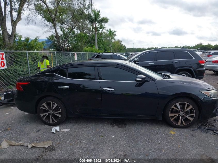 2018 Nissan Maxima 3.5S/Sv/Sl/Sr/Plat VIN: 1N4AA6AP3JC360613 Lot: 40548202