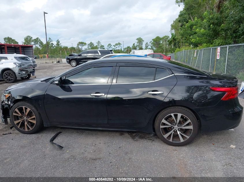 2018 Nissan Maxima 3.5S/Sv/Sl/Sr/Plat VIN: 1N4AA6AP3JC360613 Lot: 40548202