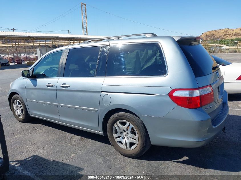 2007 Honda Odyssey Ex VIN: 5FNRL38457B029982 Lot: 40548213