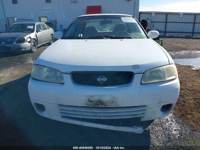 2001 Nissan Sentra Gxe VIN: 3N1CB51D41L518710 Lot: 40548259