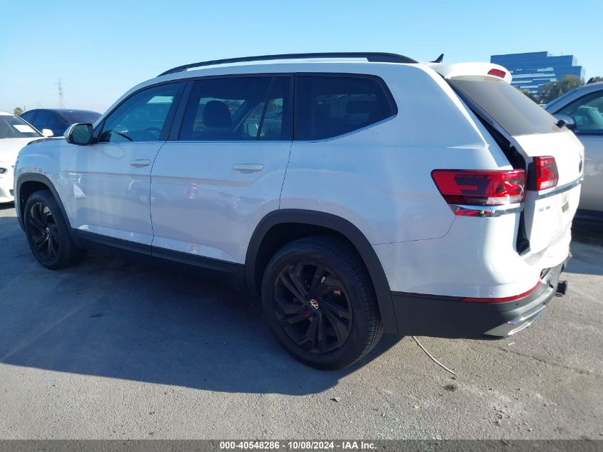 2022 Volkswagen Atlas 3.6L V6 Se W/Technology VIN: 1V2WR2CA1NC519384 Lot: 40548286