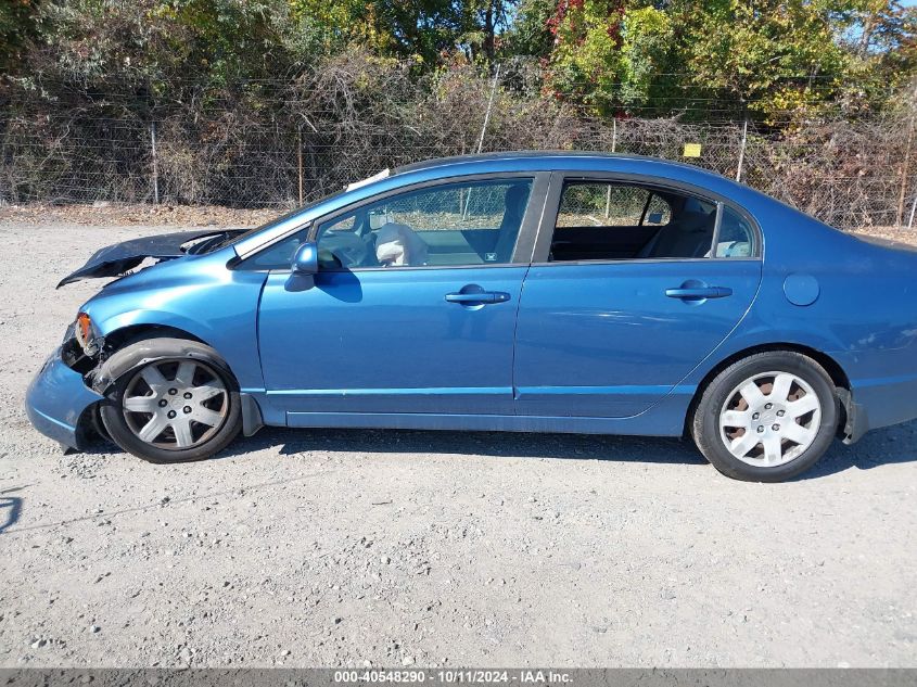 2008 Honda Civic Lx VIN: 1HGFA165X8L058600 Lot: 40548290