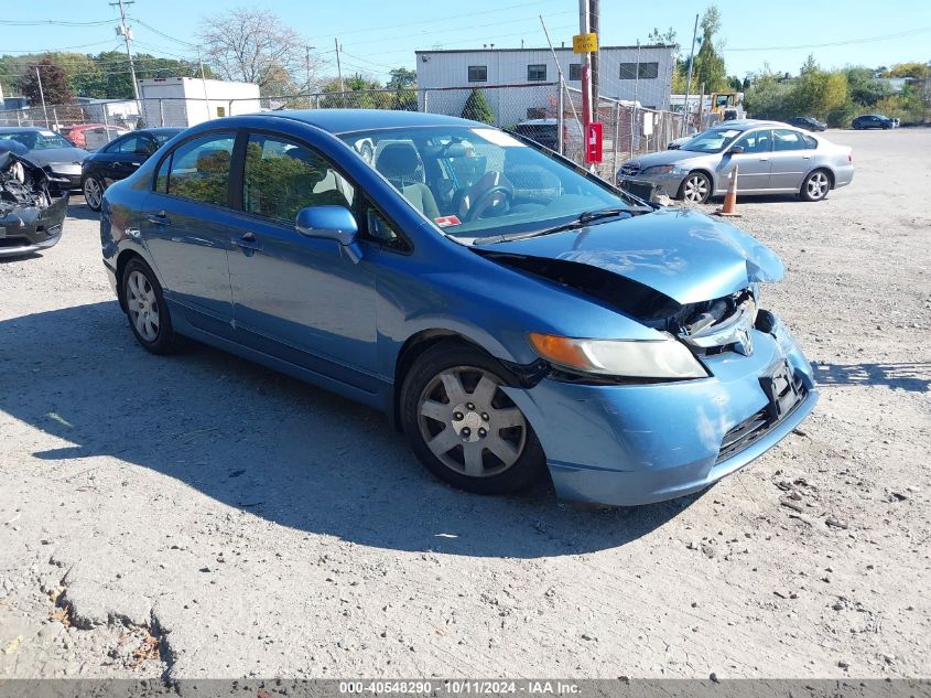 2008 Honda Civic Lx VIN: 1HGFA165X8L058600 Lot: 40548290