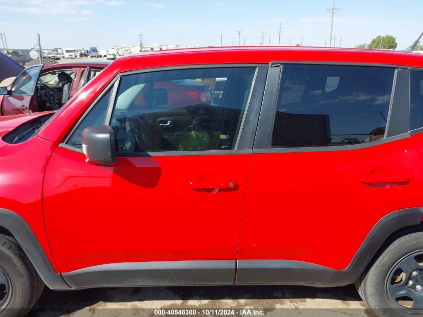 2016 Jeep Renegade Sport VIN: ZACCJAAT4GPD08172 Lot: 40548300