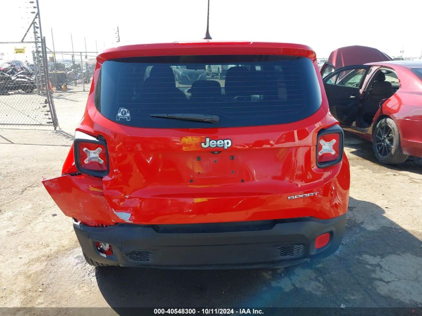 2016 Jeep Renegade Sport VIN: ZACCJAAT4GPD08172 Lot: 40548300