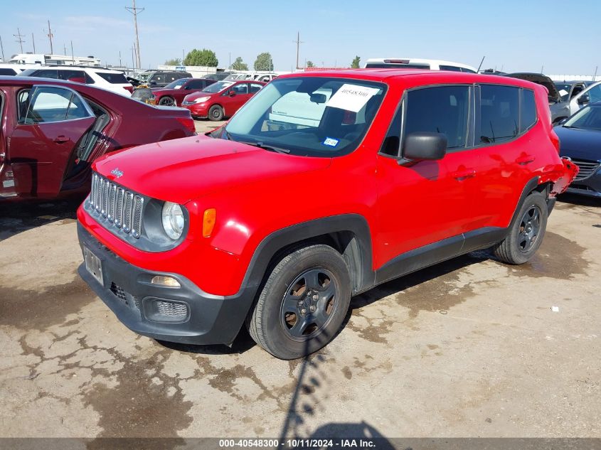 ZACCJAAT4GPD08172 2016 Jeep Renegade Sport