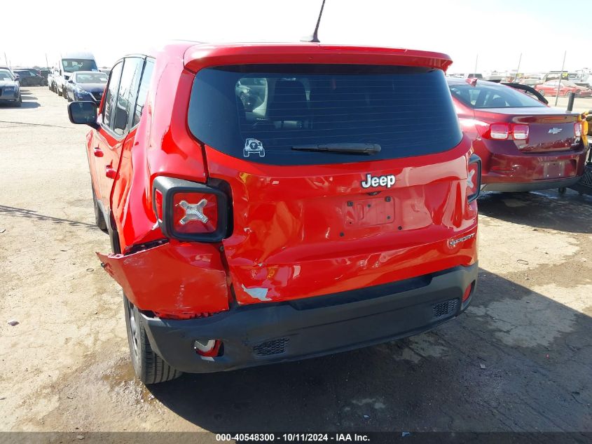 2016 Jeep Renegade Sport VIN: ZACCJAAT4GPD08172 Lot: 40548300