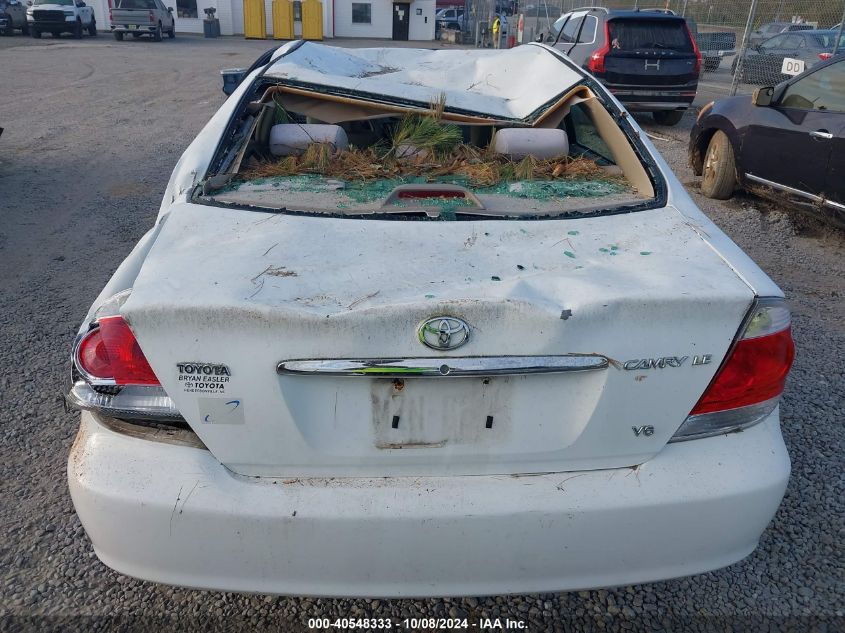 2005 Toyota Camry Le V6 VIN: 4T1BF32K25U620982 Lot: 40548333