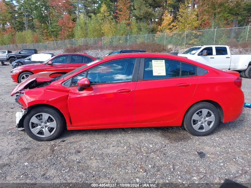 2016 Chevrolet Cruze Ls VIN: 1G1BC5SM6G7268980 Lot: 40548337