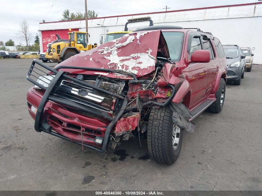 2002 Toyota 4Runner Sr5 VIN: JT3HN86R620390117 Lot: 40548350