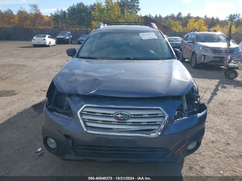 2015 Subaru Outback 2.5I Premium VIN: 4S4BSACC5F3350662 Lot: 40548370