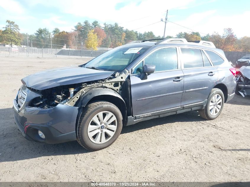2015 Subaru Outback 2.5I Premium VIN: 4S4BSACC5F3350662 Lot: 40548370