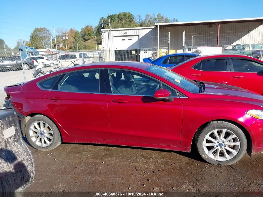 2017 FORD FUSION SE - 3FA6P0H72HR410209