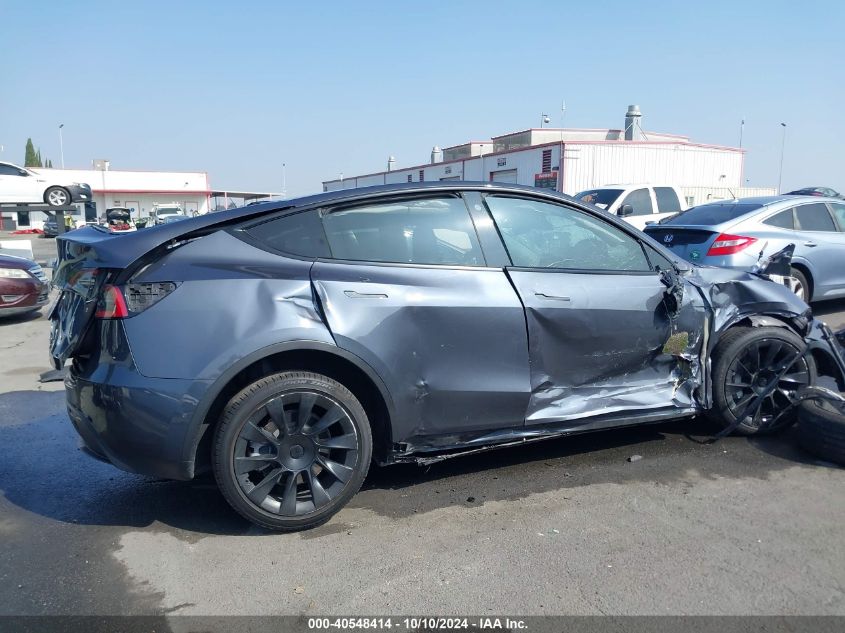 2021 Tesla Model Y Long Range Dual Motor All-Wheel Drive VIN: 5YJYGDEE3MF098040 Lot: 40548414