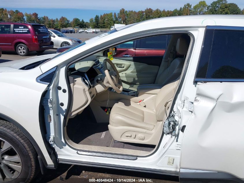 2018 Nissan Murano Sl VIN: 5N1AZ2MGXJN202938 Lot: 40548424